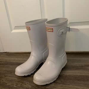 Women's Original Short Gloss Rain Boots: White